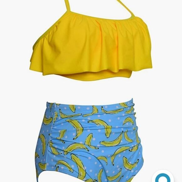 Smity 106 Other - NWOTS Smity Women swimsuit Banana Pattern Beach Wear 2PCS Size Small